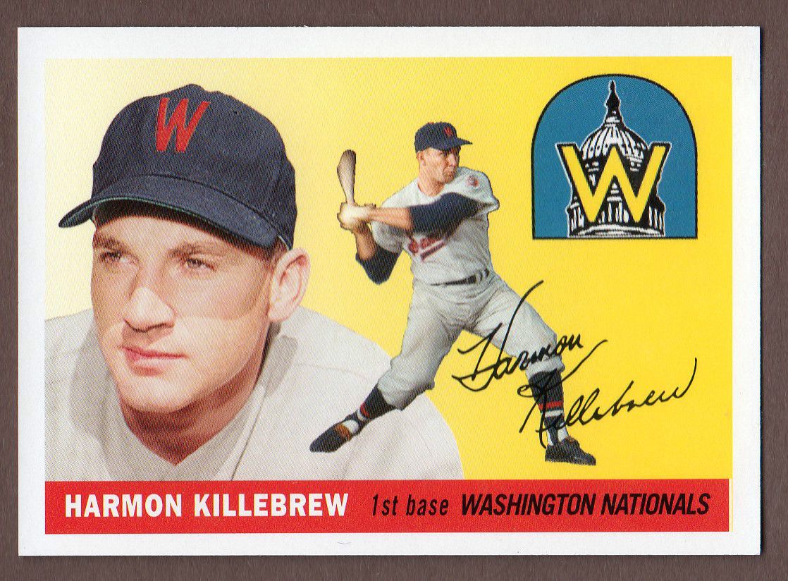 Harmon Killebrew 2006 Topps Rookie of Week 10 1955 Old Twins HOF RC NM