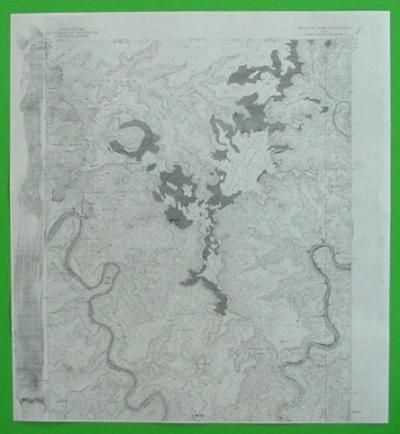 Upheaval Dome Utah 1953 Topo Map