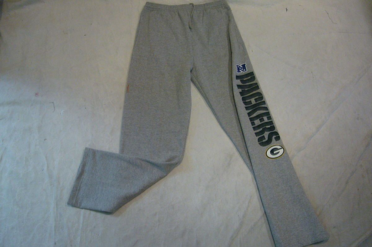333 100 Licensed NFL Apparel Green Bay Packers Sweatpants Jersey Pants