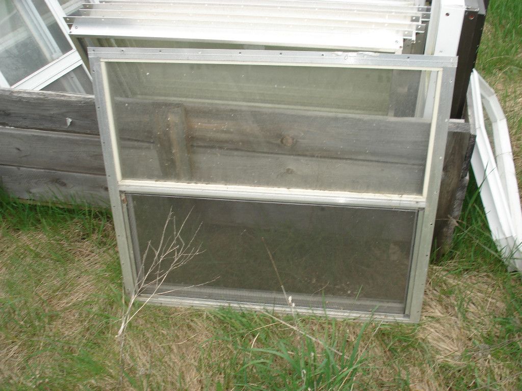 Greenhouse Porch Storm Windows 30x42 Single Pane