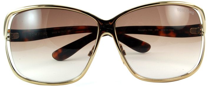 New Tom Ford TF 88 Sunglasses Nicolette TF88 Bronze 670