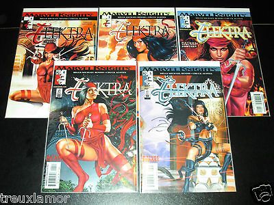 ELEKTRA (v.2) #1,2,3,4,5, Marvel Knights 2001, by Brian Michael Bendis