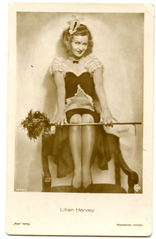 Lilian Harvey Postcard Photo PC Ross Verlag Movie Star