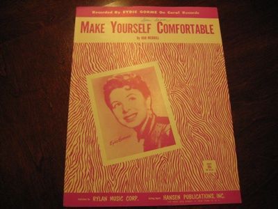 Make Yourself Comfortable 1954 Eydie Gorme Bob Merrill 2090