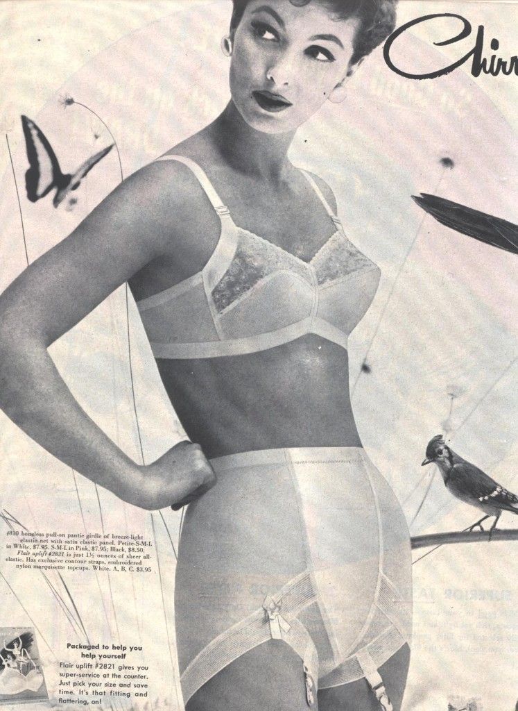 1956 LG E Ad Gossard Girdles 2 Page