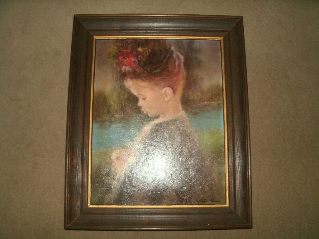  FINE PRINTS LITHOGRAPH PRECIOUS by ARMANDO GENTILINI FRAMED 11 x 14