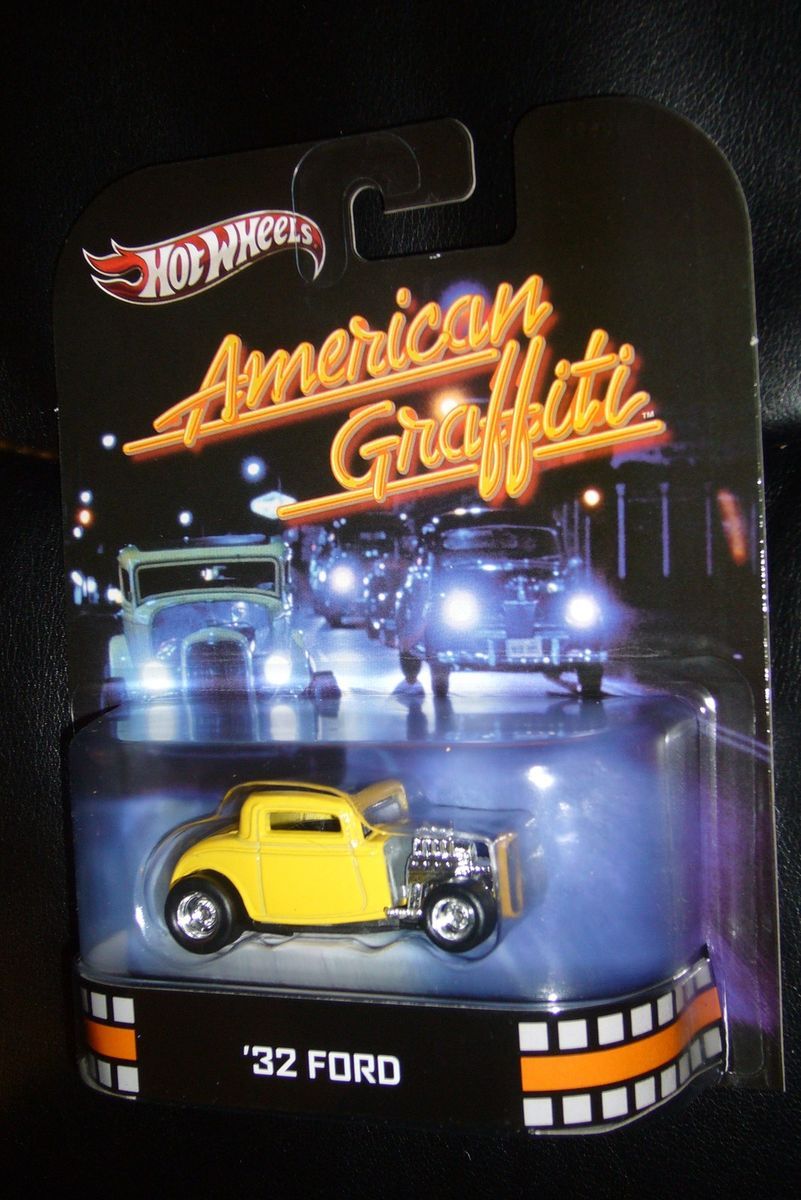  WHEELS 2013 AMERICAN GRAFFITI 32 FORD RETRO ENTERTAINMENT R R NEW RARE