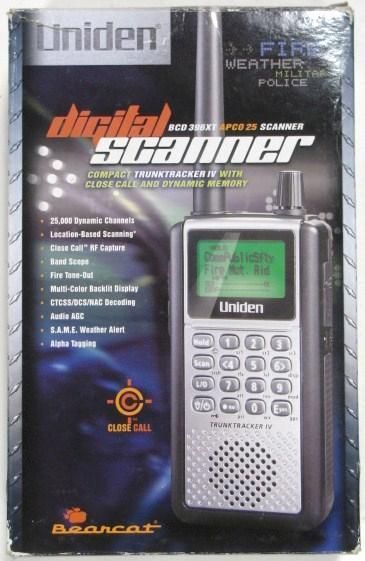 Uniden BCD396XT Handheld Digital Police Scanner