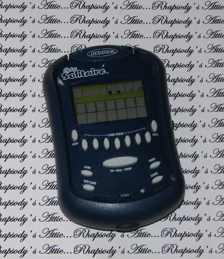 2006 Radica Fliptop Solitaire Electronic Handheld Game