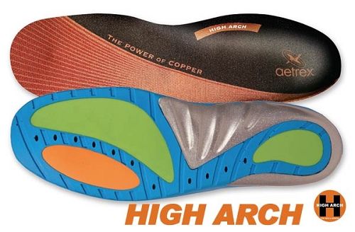 Aetrex Custom Select Orthotics High Arch Womens Size 7 aex CS 1780 W7