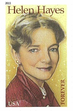  USA Stamp 2011 Helen Hayes Important People