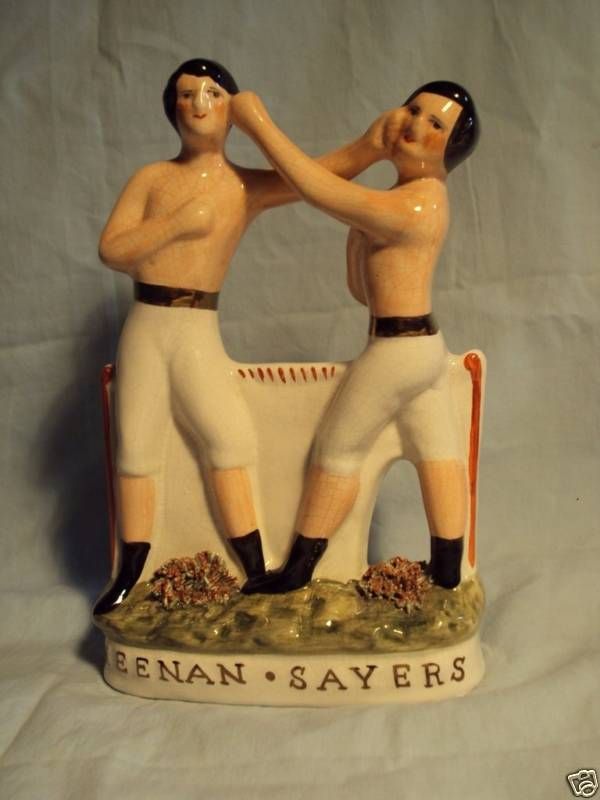 Repro Staffordshire Heenan Sayers Boxing Statue