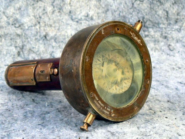 Henry Brown Son Sestrel Hand Held Vintage SHIP Compass