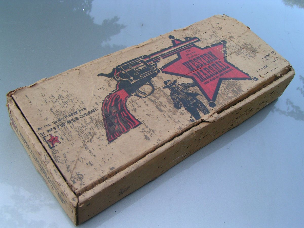 HAWES FIREARMS CO. WESTERN MARSHAL REVOLVER ORIGINAL BOX FACTORY HFC