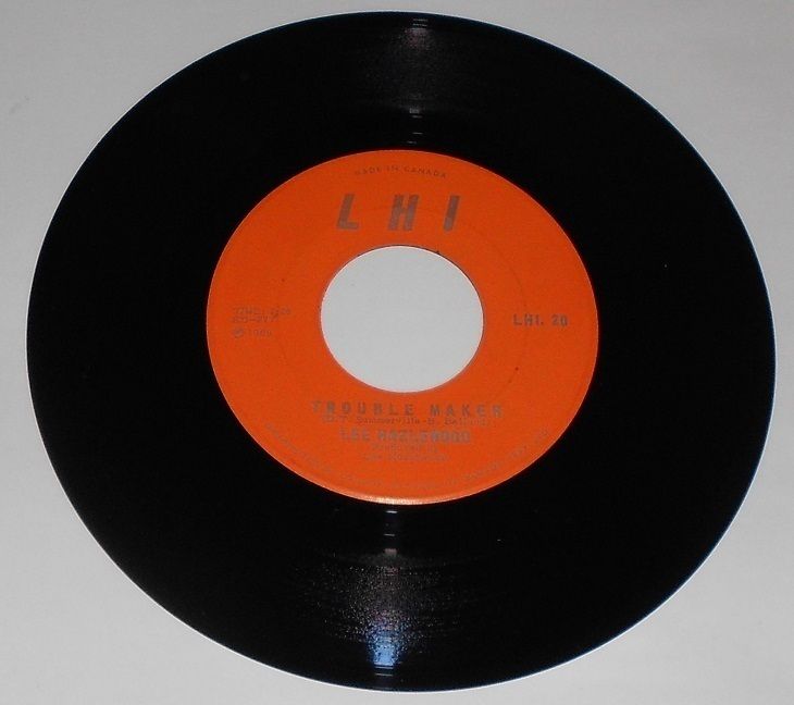 Lee Hazlewood Trouble Maker Greyhound Bus Depot RARE 45 Near Mint 1969