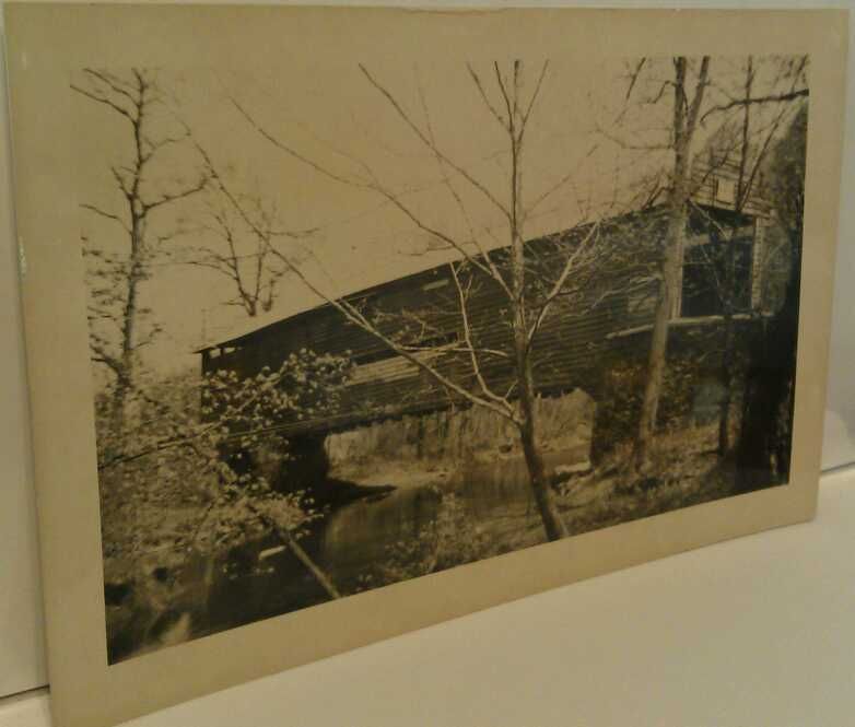 Hiestand Pa. Halls Sheeder Covered Bridge Chester County Real Photo