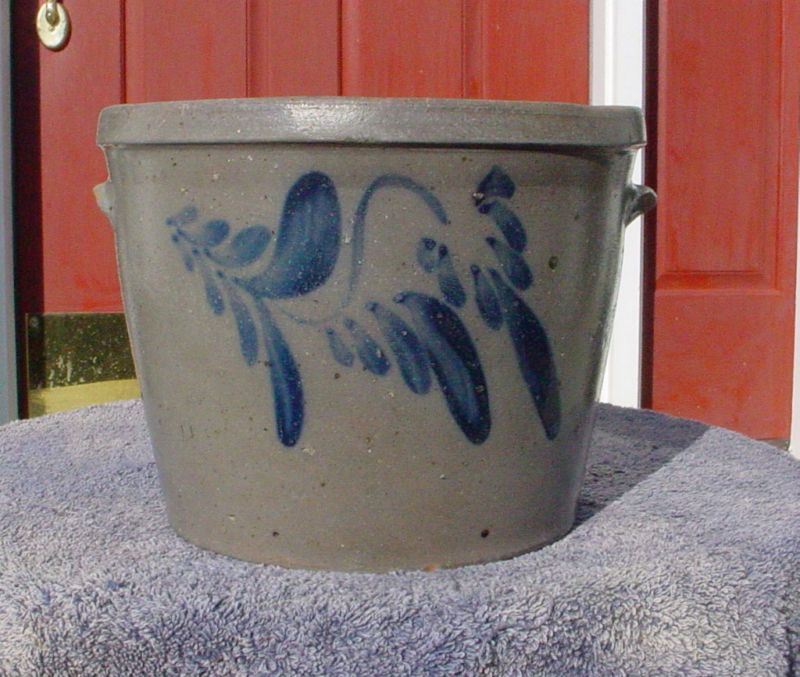 Hickerson Strasburg Va Stoneware Bowl w Floral