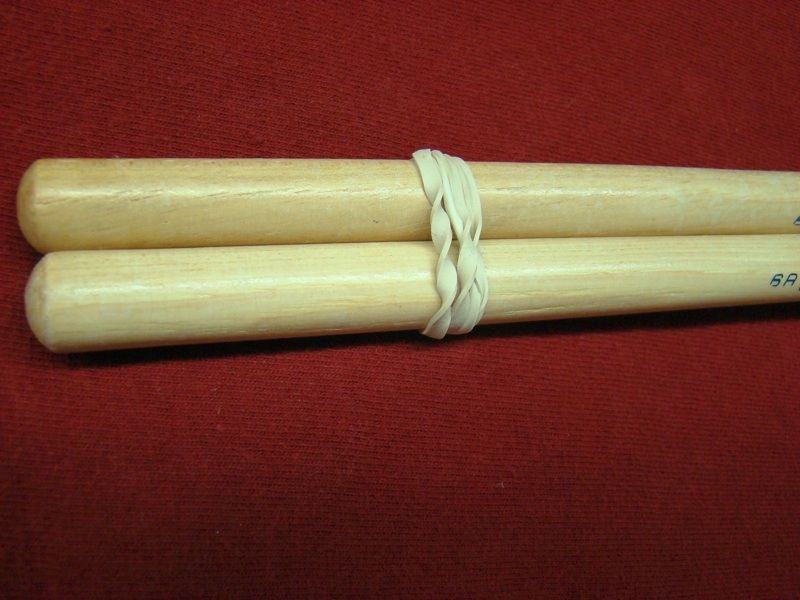 Vintage Ludwig 6A  Wood Tip Hickory Drum Sticks 1970s