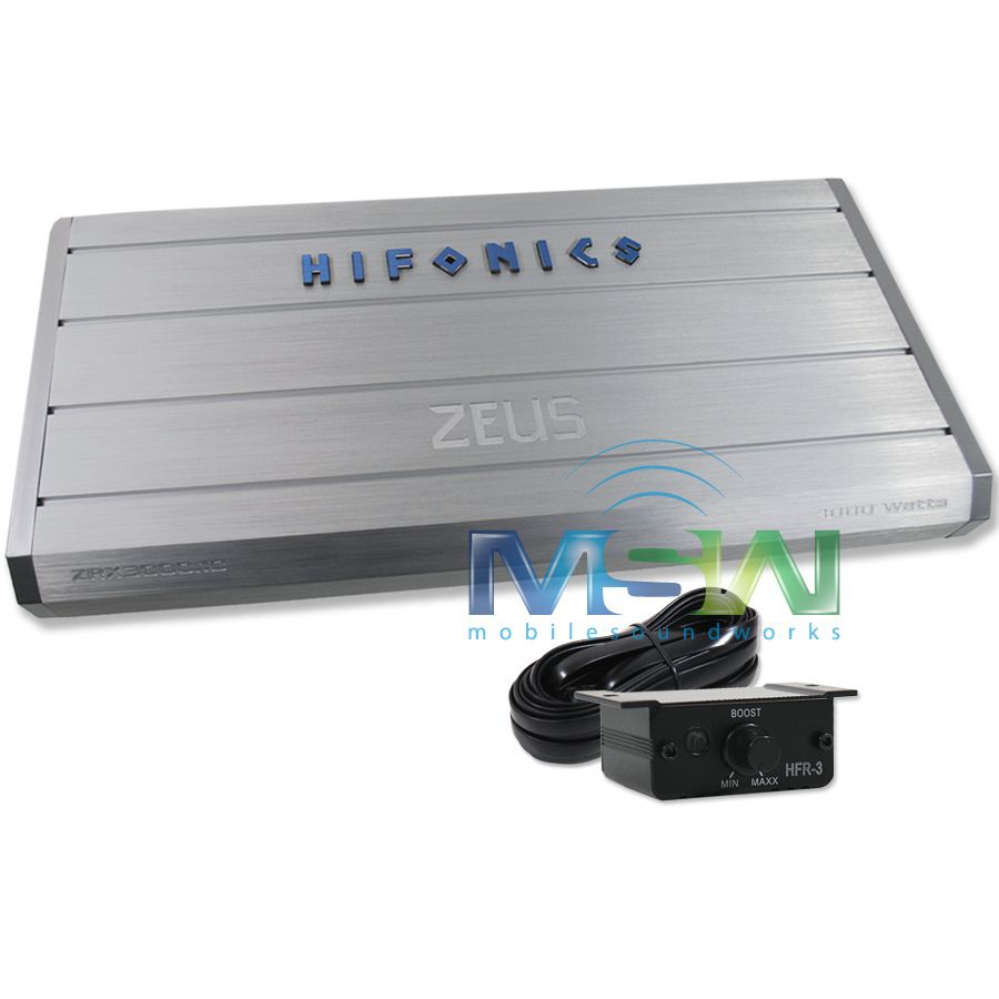 New Hifonics® ZRX3000 1D 3000W RMS Zeus Monoblock Car Amplifier Amp