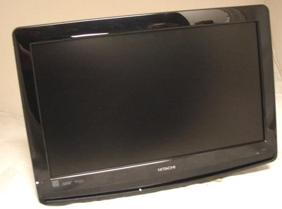 hitachi l19a105 19 720p hd lcd television nice stand ac cord remote