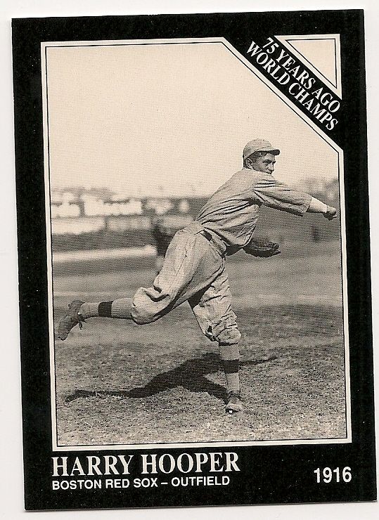 Harry Hooper Boston Red Sox 1916 1991 The Sporting News Conlon 135