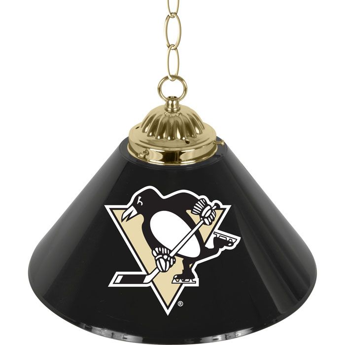 Pittsburgh Penguins NHL Hockey Team 14 Hanging Lamp Gameroom Bar