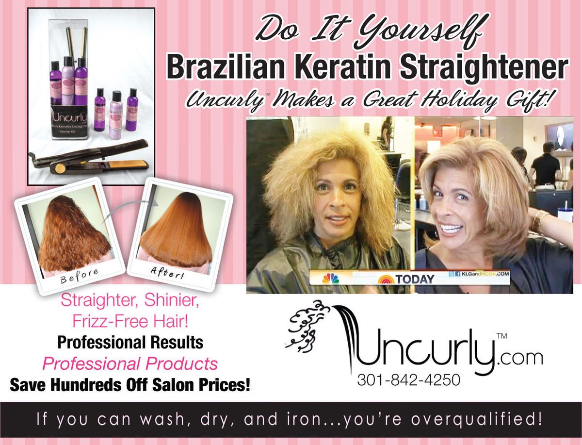  Brazilian KeratinTreatments+ Iron as on MSNBC Hoda Goes Frizz Free