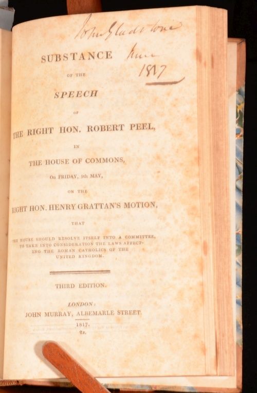 1803 1820 Collection of Political Pamphlets and Speeches India America