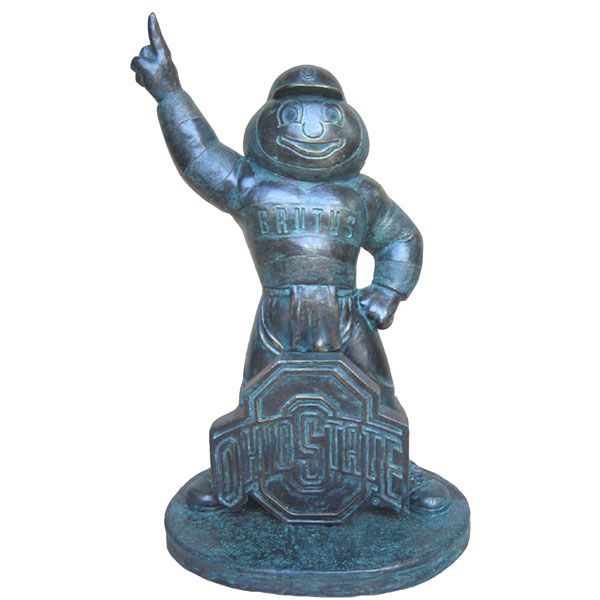  garden with this antique patina finish 19 team mascot garden statue