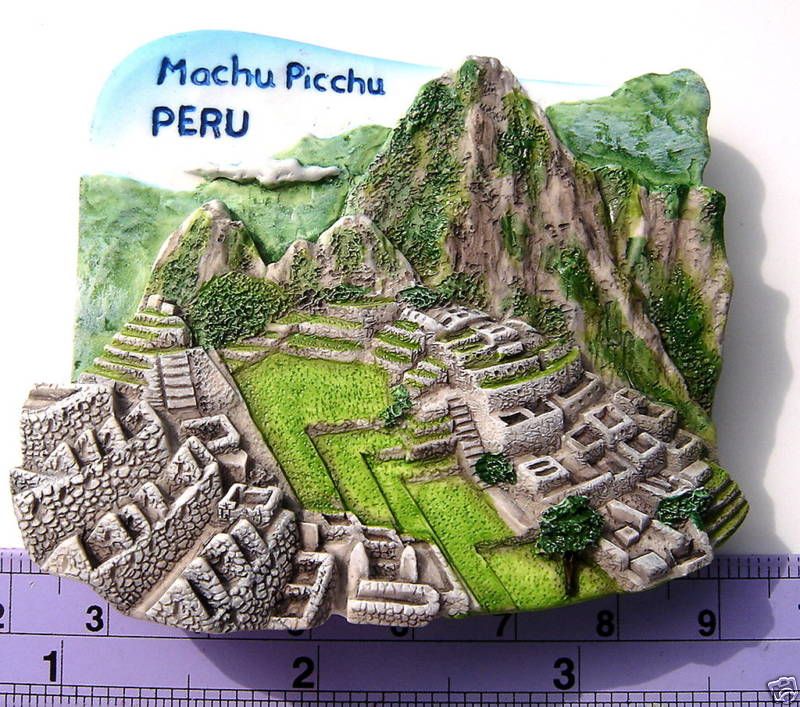 Machu Picchu Peru Fridge Magnet 7 Wonders of The World