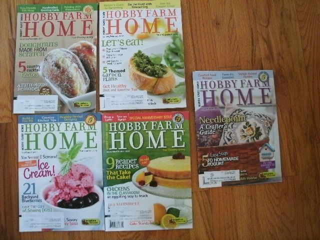 Vintage 2010  2012 HOBBY FARM HOME Magazine Lot of 9 True Country