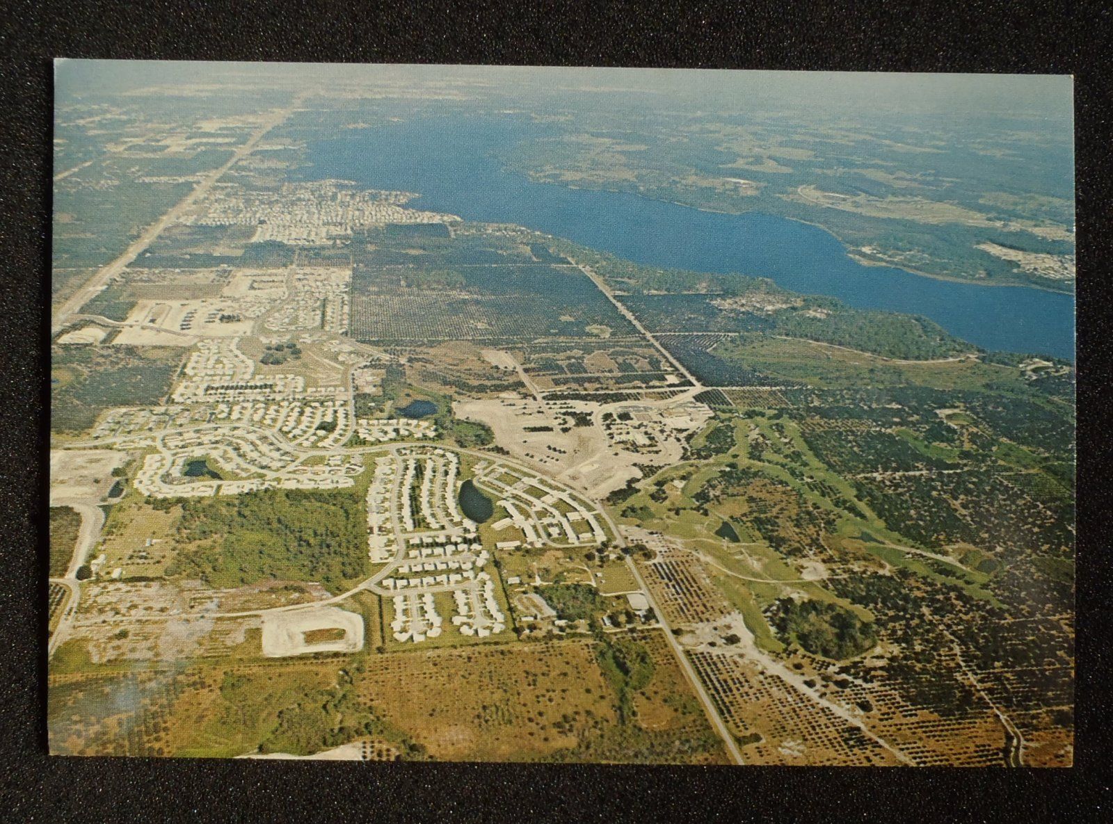 1970s? Aerial Highland Lakes Retirement Community Lake Tarpon Palm