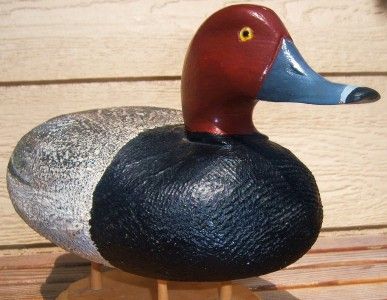 C1999 Mint Drake Redhead Wood Hunting Duck Decoy Iowa