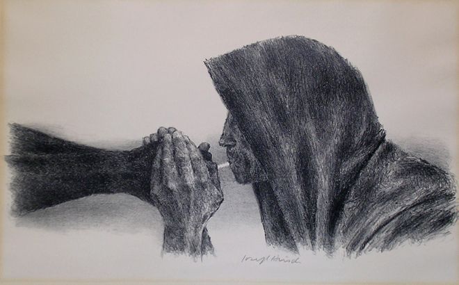 Joseph Hirsch Social Realist Survivor Lithograph