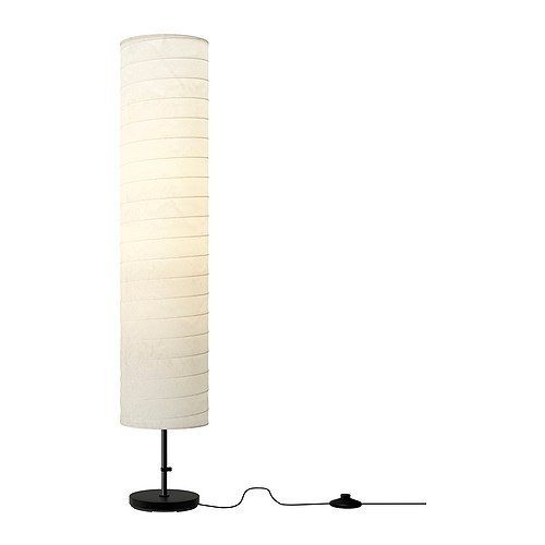 IKEA Floor Lamp Holmö Rice Paper Shade Soft Mood Light
