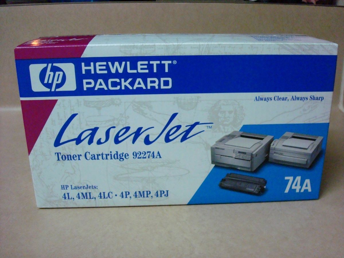 HP LaserJet Toner Cartridge 92274A Series 4L 4ml 4LC 4P 4MP 4PJ Black