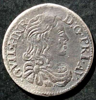 France Orange 1 12 ECU 1661 Guillaume Henry Willem Hendrik