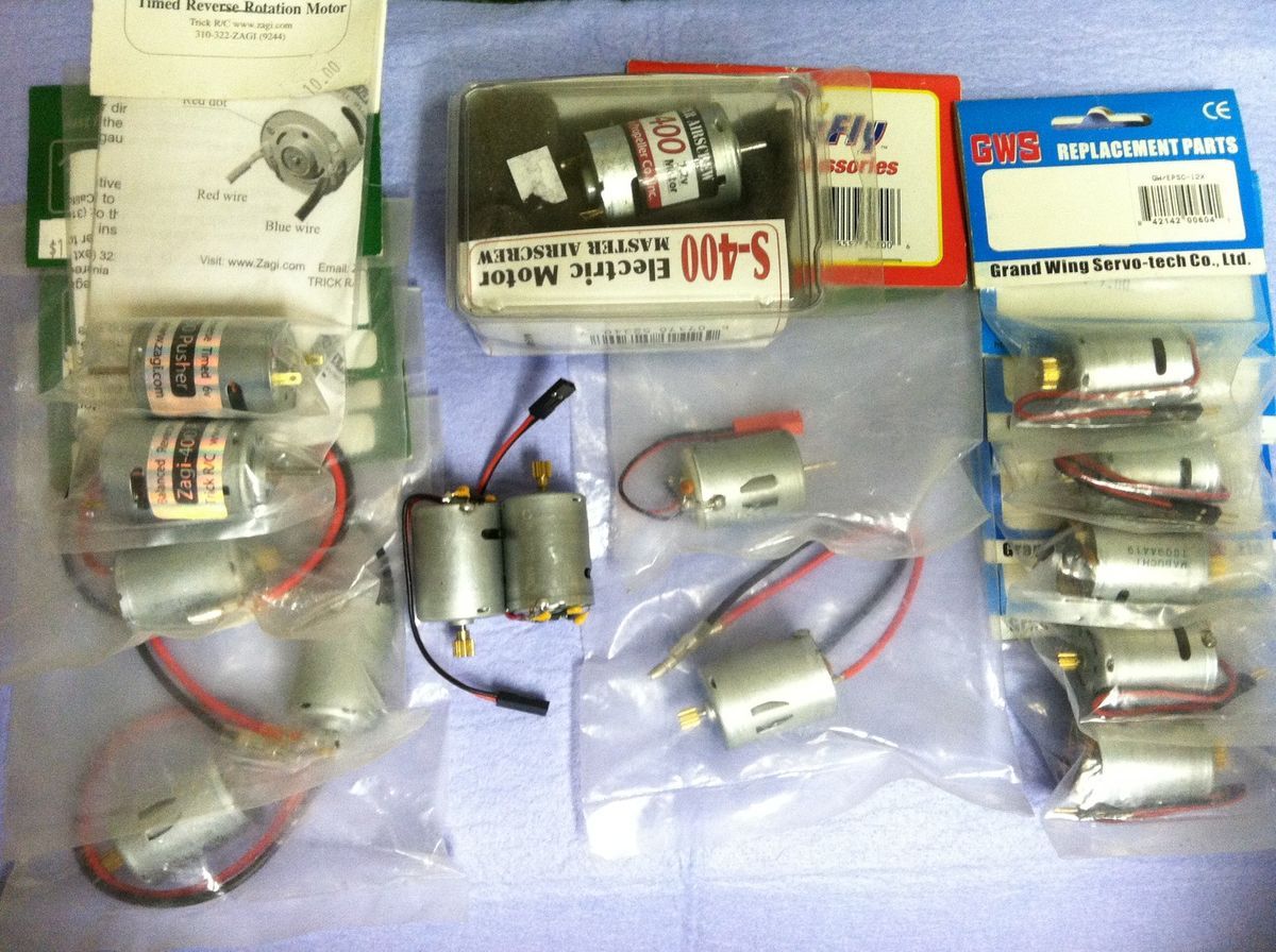  Lot 15 Replacement Stock R C Airplane Motors