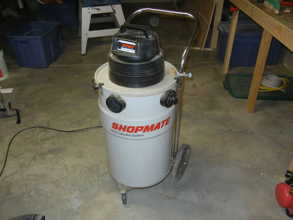 Shopsmith Shop Vac dust collection system wood working hobby