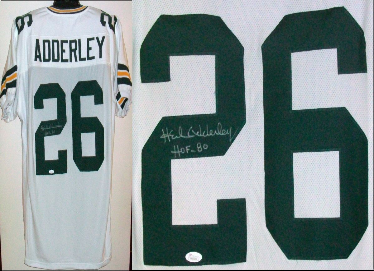Herb Adderley Signed/ Autographed Green Bay Packers White Jersey JSA
