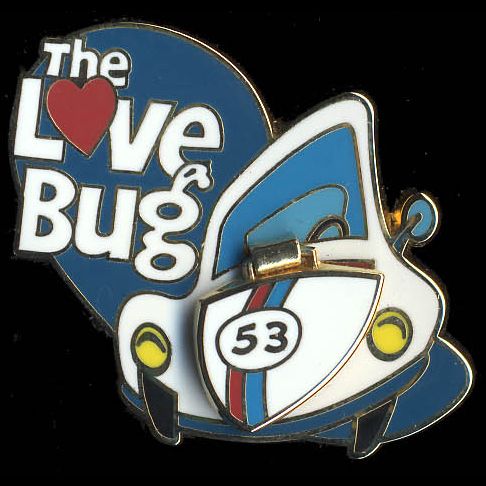 Disney DLR cm Cast Member Exclusive Herbie Love Bug 53 Pin