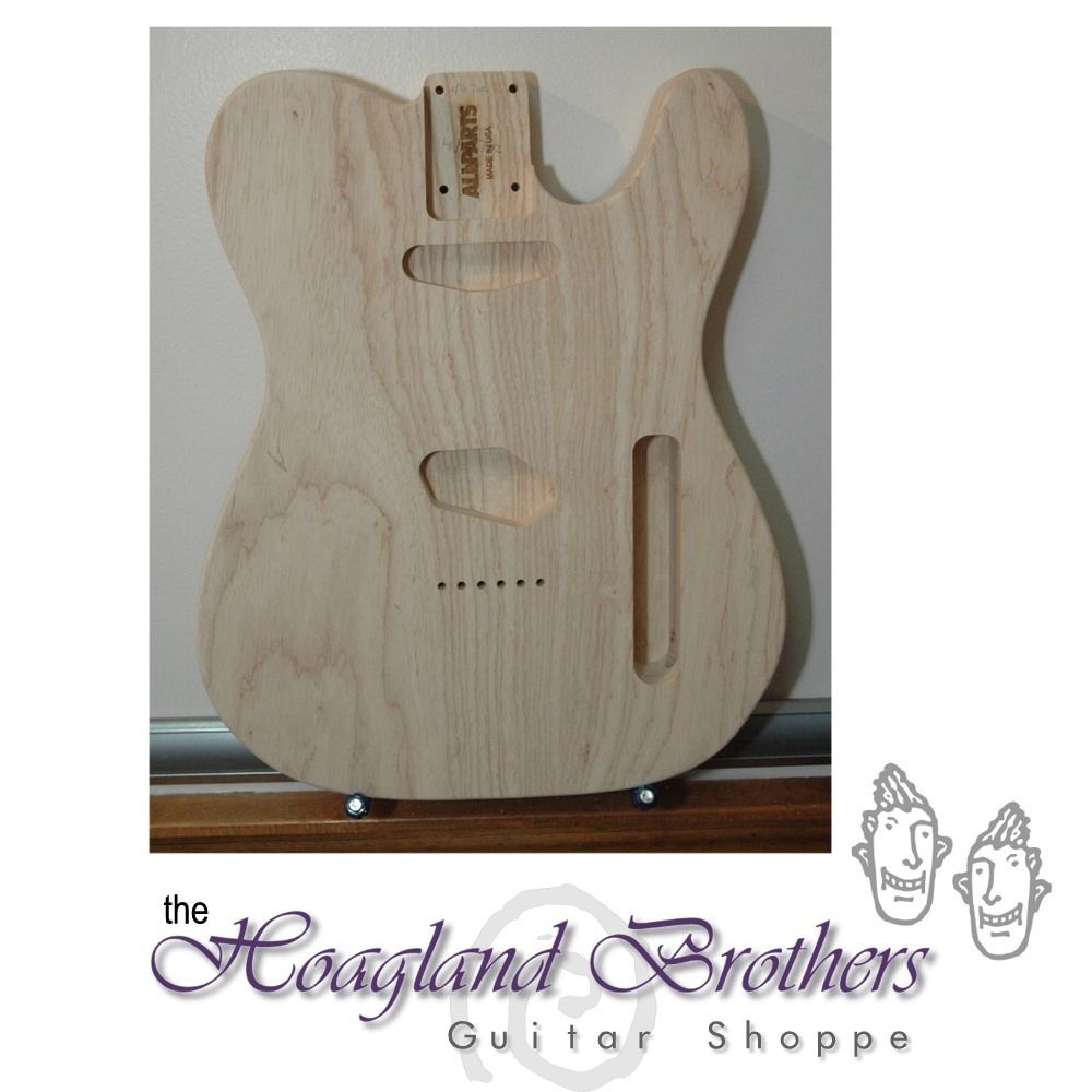 AllParts Fender Lic. Tele Body   UNFINISHED SWAMP ASH OR ALDER   Model