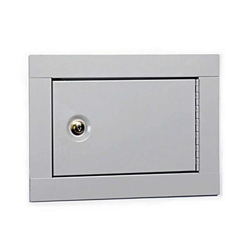 Home Office In Wall Metal Jewerly Cash Pistol Gun Safe Box Cabinet w