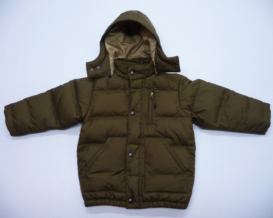 Polo Ralph Lauren Boys Size 3T Down Poofy Coat New