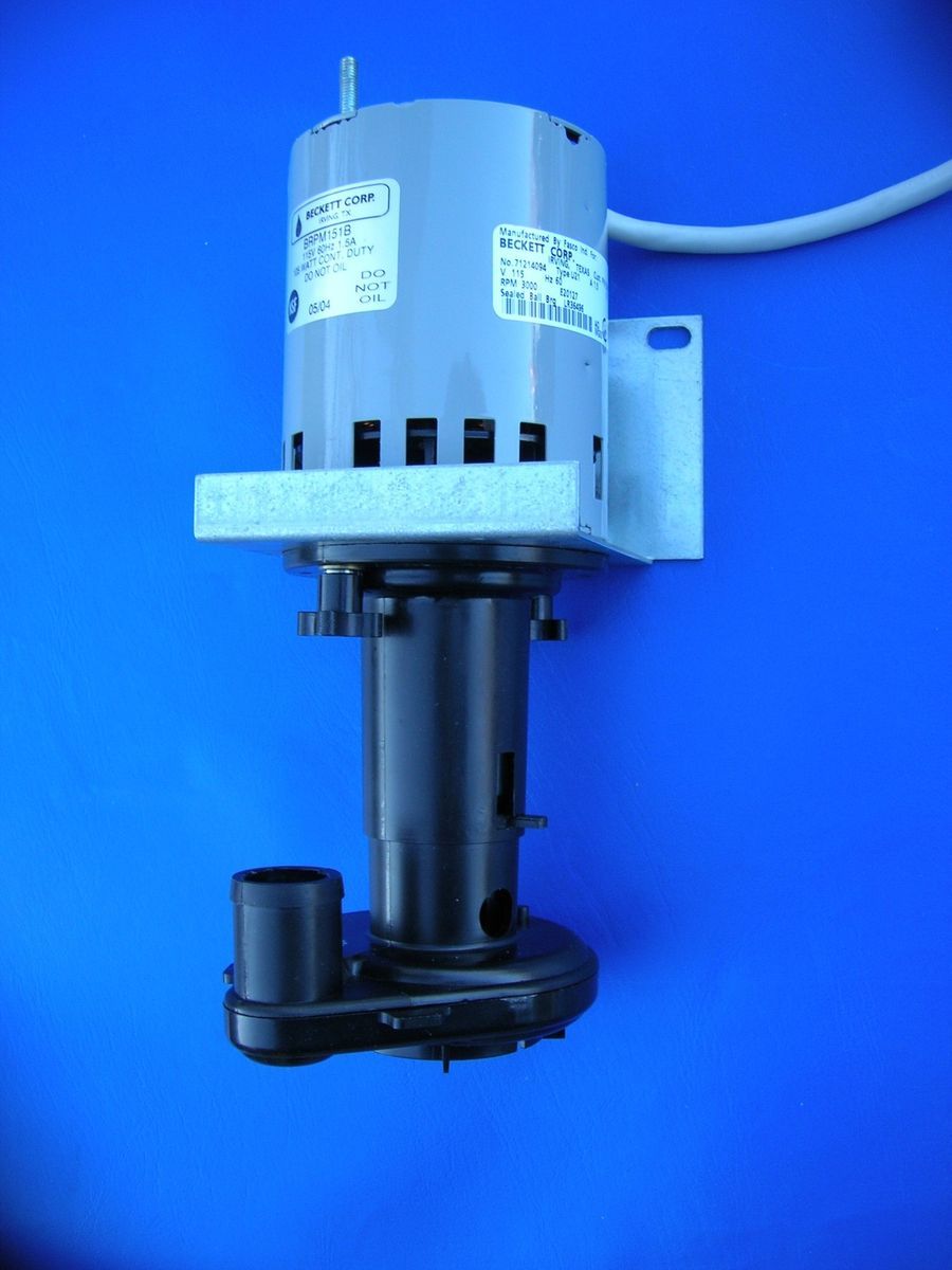 Ice Machine water recirc pump by Beckett Model BRPM151B P N25217 115