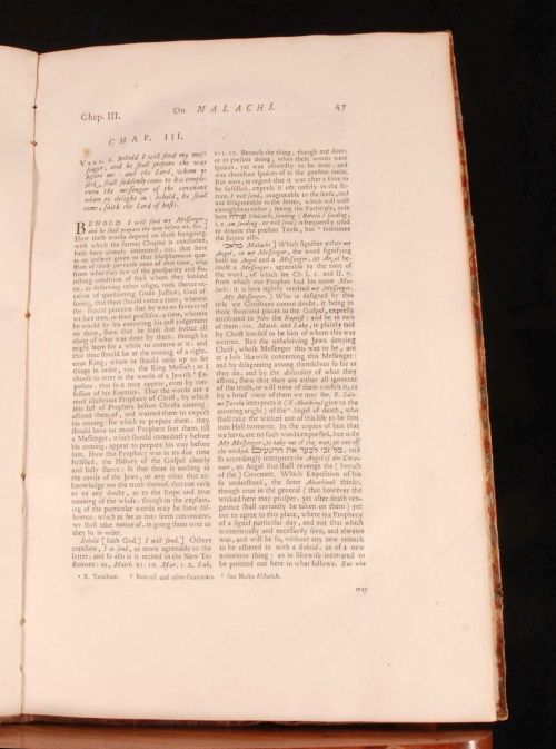 1677 Commentary Prophesy Malachi Pocock Religion Church