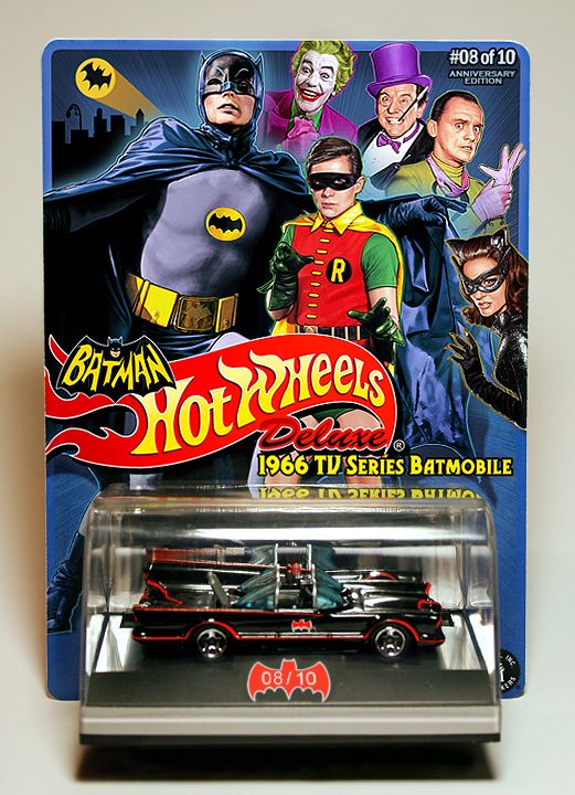 HOT WHEELS LIMITED 1966 TV BATMOBILE DELUXE #08/10 DESIGNER SERIES