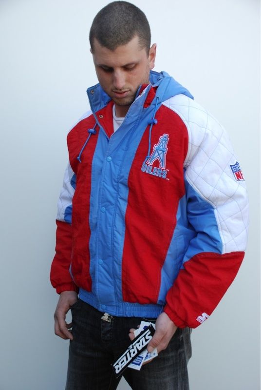 Houston Oilers Starter Jacket NFL Vintage Original L