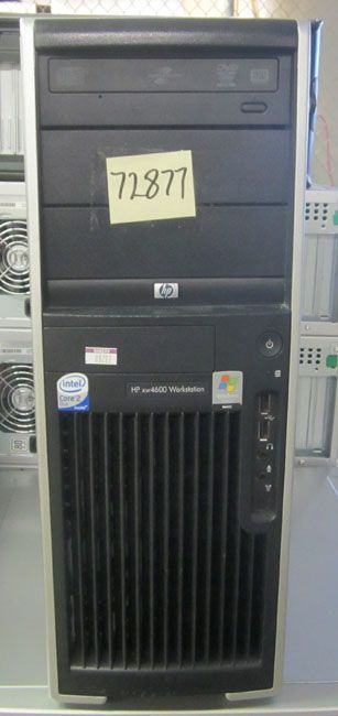 HP Workstation XW4600 Core 2 Duo E6850 3 0GHz 4GB 80GB Vista Business