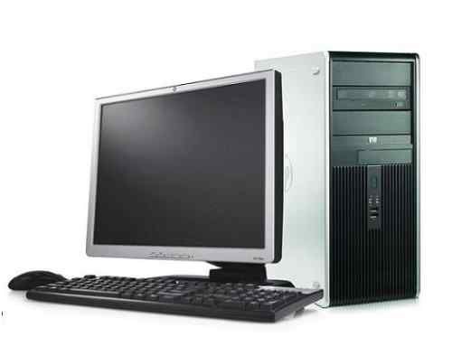 Complete HP DC7800 Tower System w 17 LCD 2 33GHz Core 2 Duo